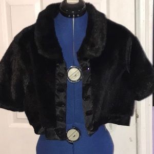 Mixit faux fur fancy shrug